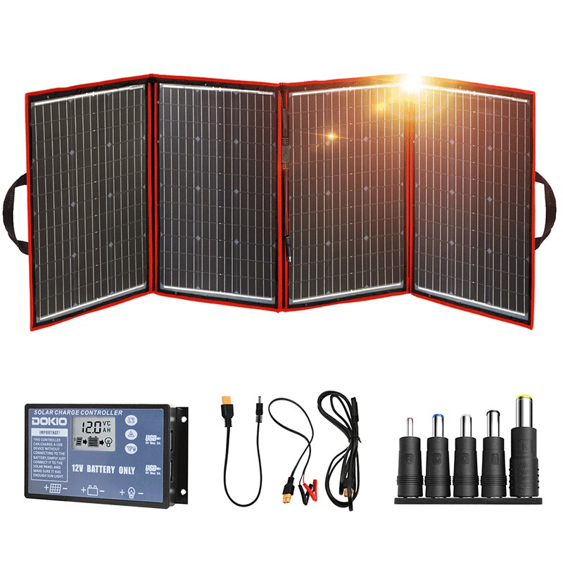 Folding Solar Panel - Dokio Гибкая Складная 200 Вт (50Wx4)
