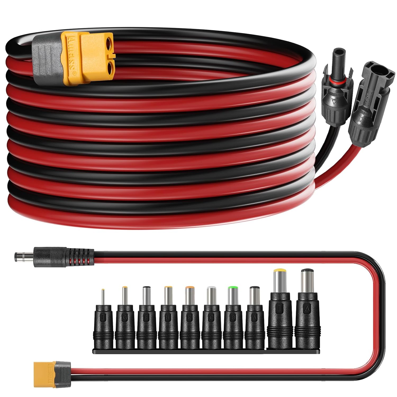 Solar Cable Mc4 Connector - 10-футовый солнечный кабель 12AWG с разъемом