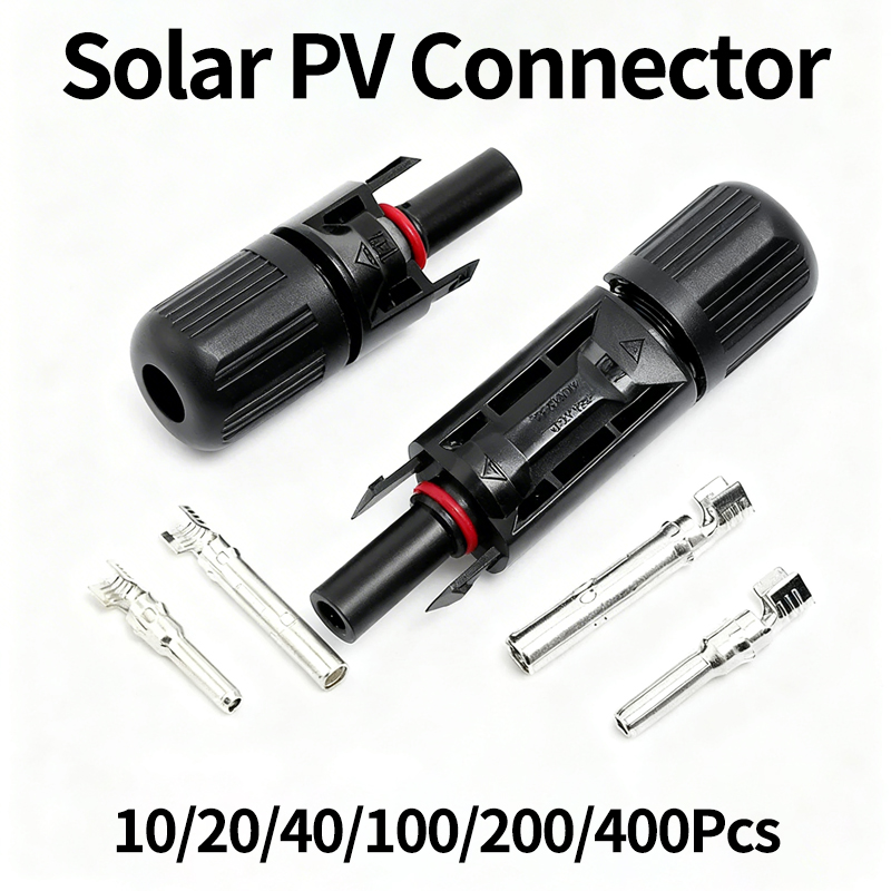 Solar Cable Mc4 Connector - Комплект солнечных фотоэлектрических разъемов (10/20/40/100/200/400 шт.)