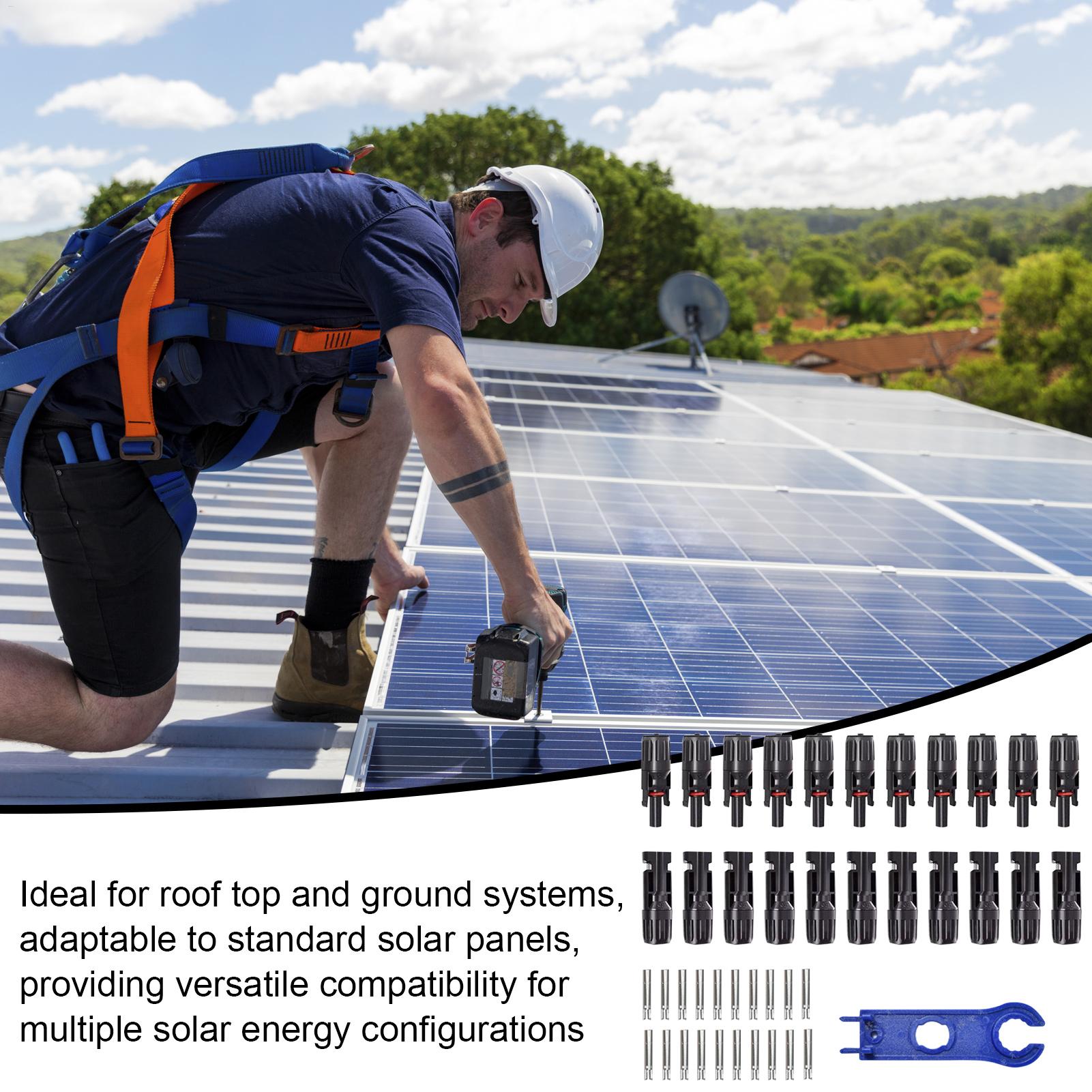 10 пар MC4 фотоэлектрических с – обзор и цена Solar Cable Mc4 Connector
