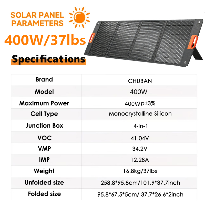 Складная солнечная панель 200  – обзор и цена Folding Solar Panel