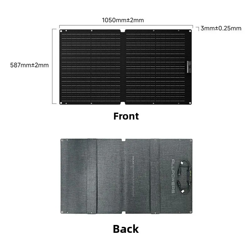 Солнечная зарядная панель ALLP – обзор и цена Folding Solar Panel