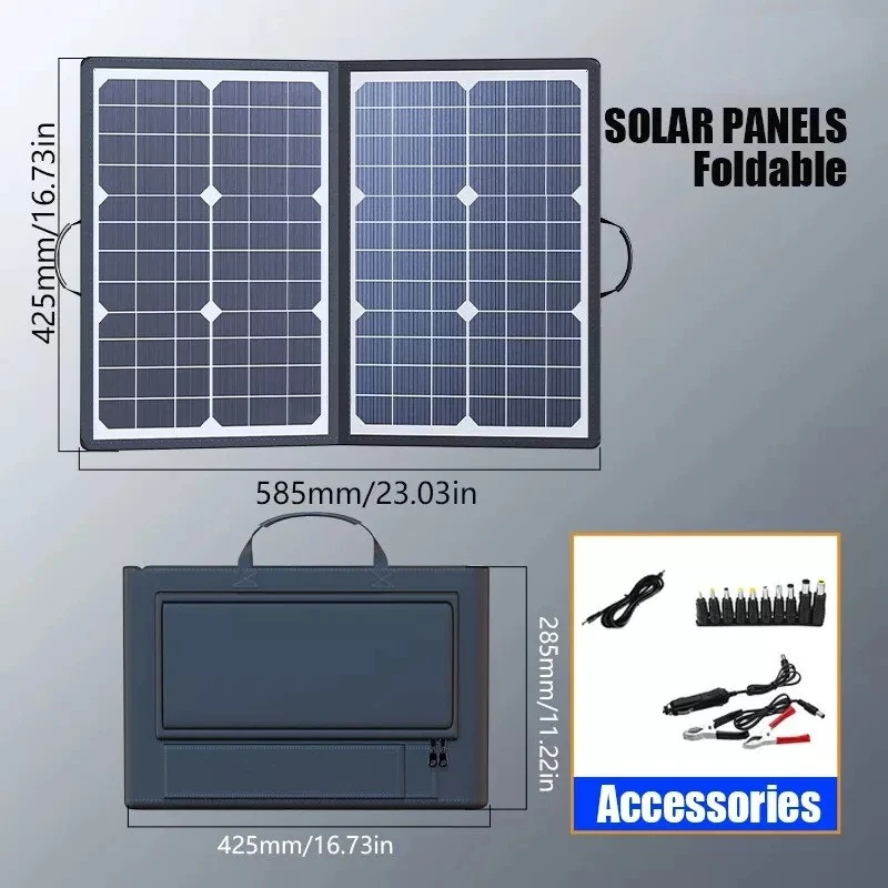 1000 Вт портативная складная с – обзор и цена Folding Solar Panel